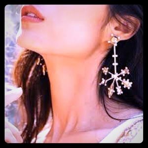 Swarovski Odysseia goldtone plated pieced earrings